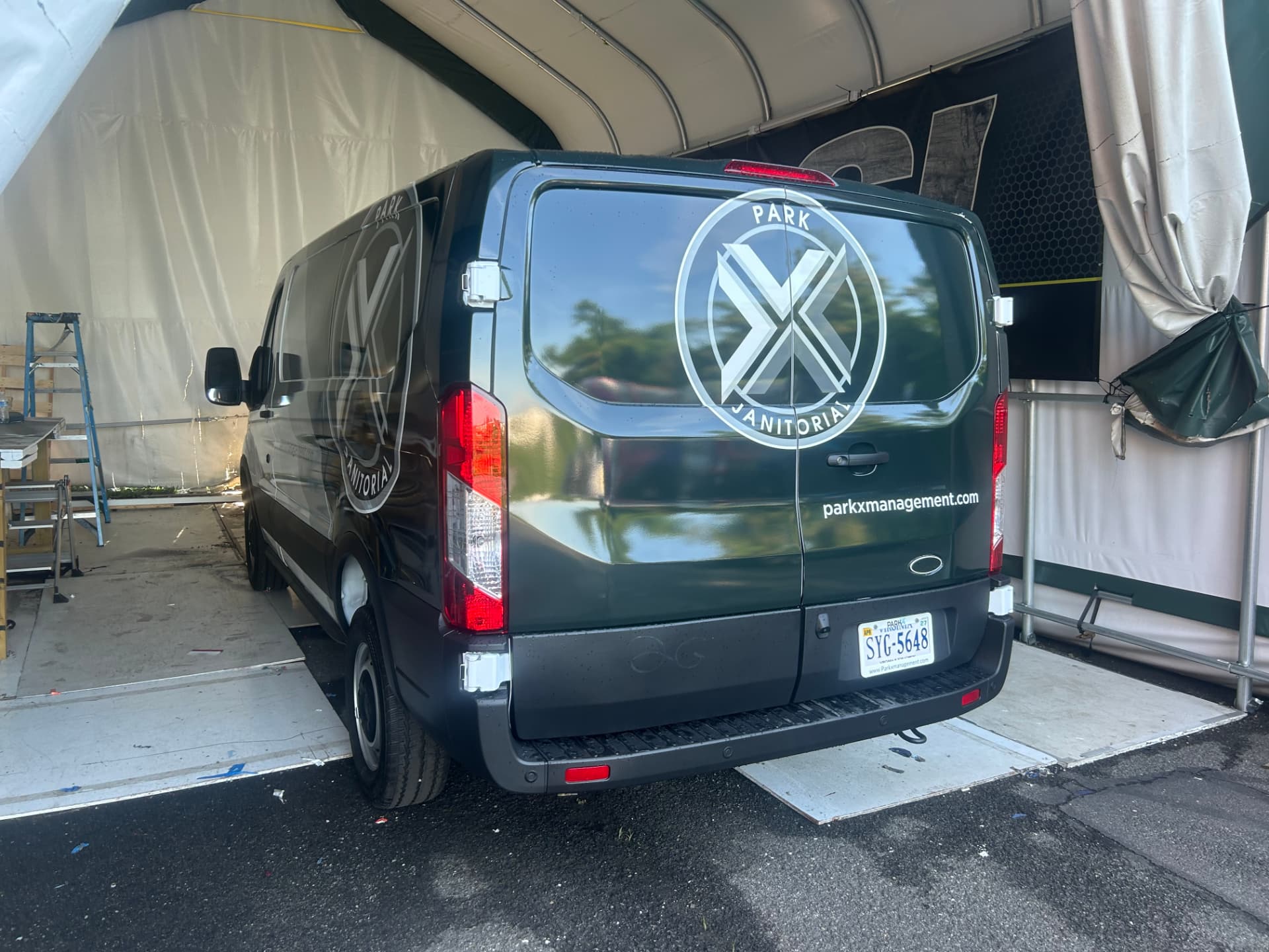 ParkX Shuttle — Vehicle Wraps installation by AMKO — photo 2