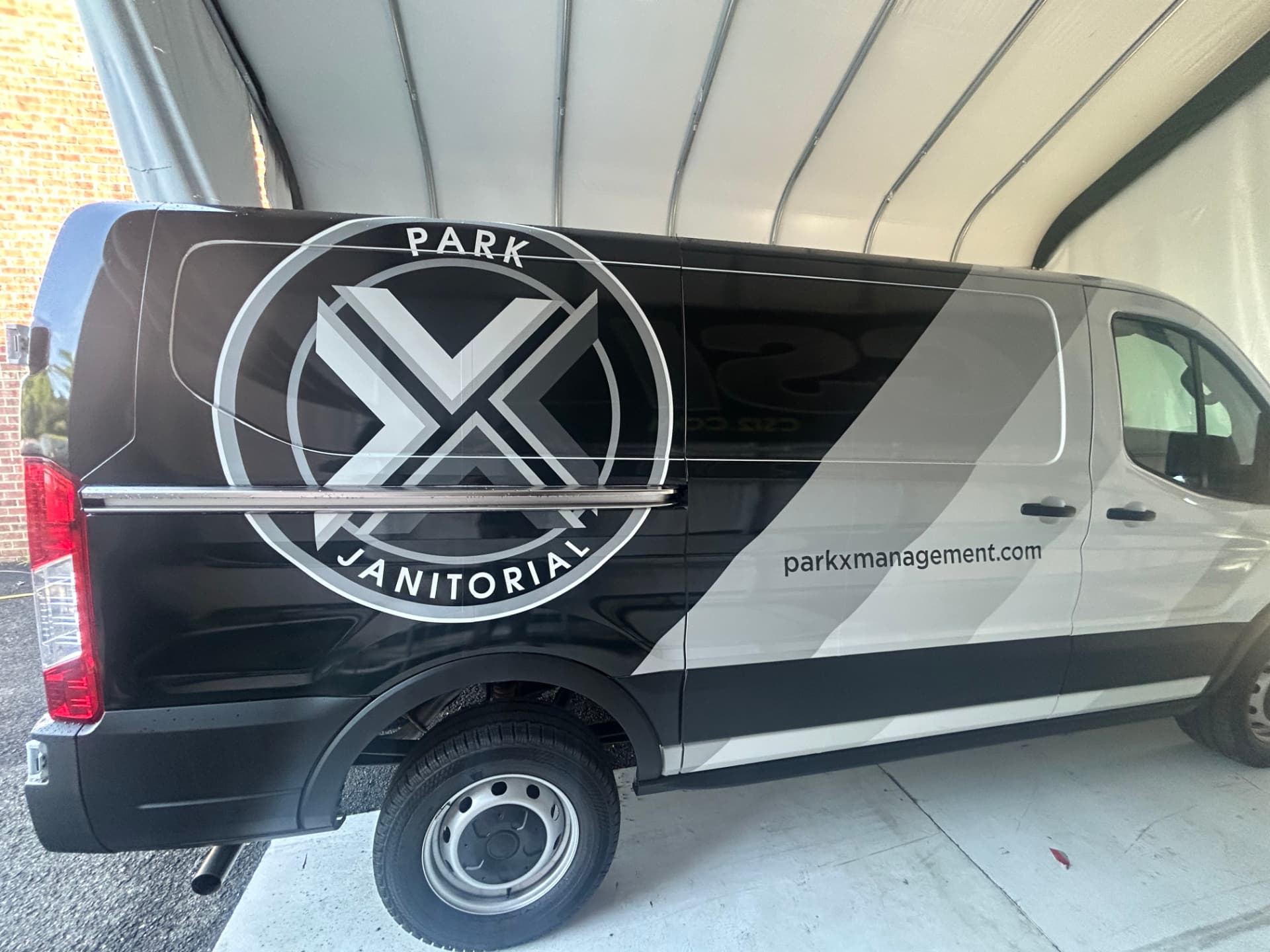 ParkX Janitorial Van